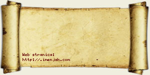 Kristina Strižak vizit kartica